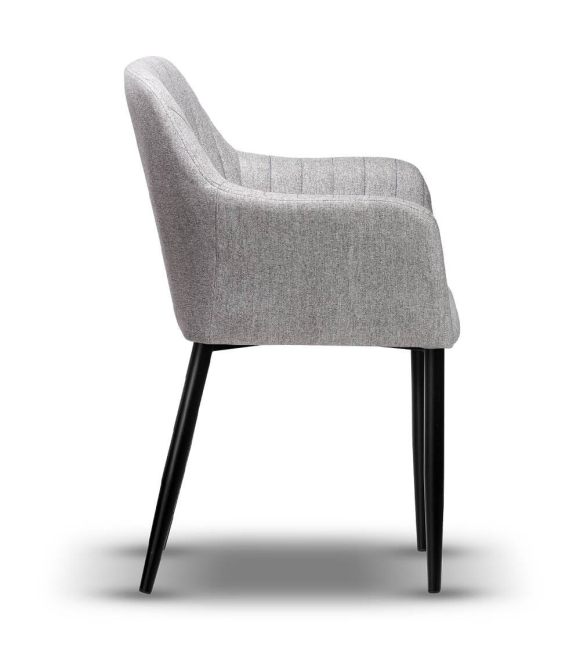 krzesło LAURA tapicerowane noga czarna