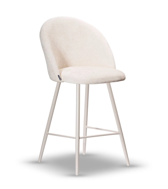 Hoker Tapicerowany SOUL 65cm noga kaszmir