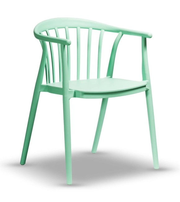 Zestaw 4szt. Krzesło Ogrodowe RIVA miętowe