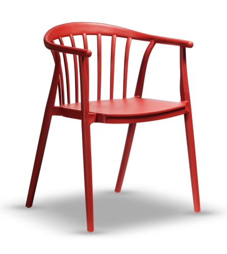 Zestaw 4szt. Krzesło Ogrodowe RIVA coral