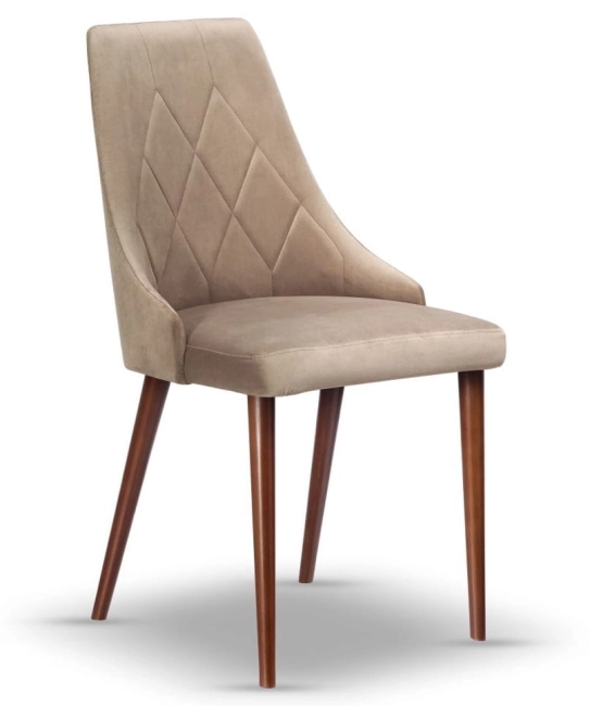 Krzesło Tapicerowane CAREN noga drewniana