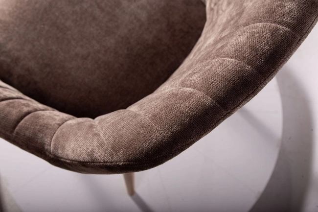 krzesło LAURA tapicerowane noga czarna