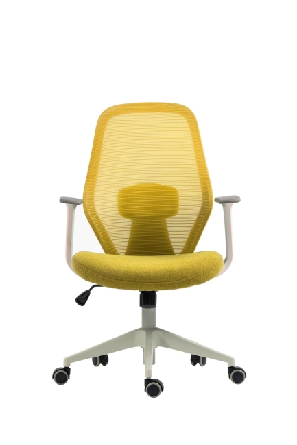 fotel obrotowy FK23-musztardowy