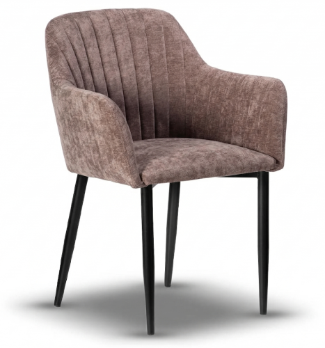 krzesło LAURA tapicerowane noga czarna