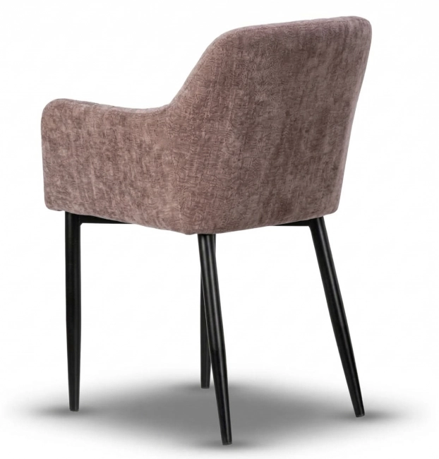 krzesło LAURA tapicerowane noga czarna