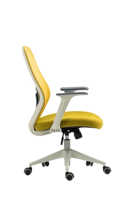 fotel obrotowy FK23-musztardowy