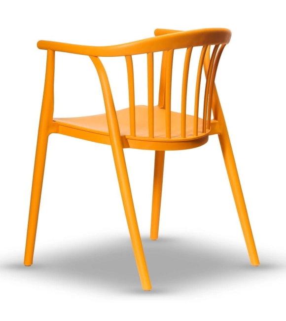 Zestaw 4szt. Krzesło Ogrodowe RIVA żółte