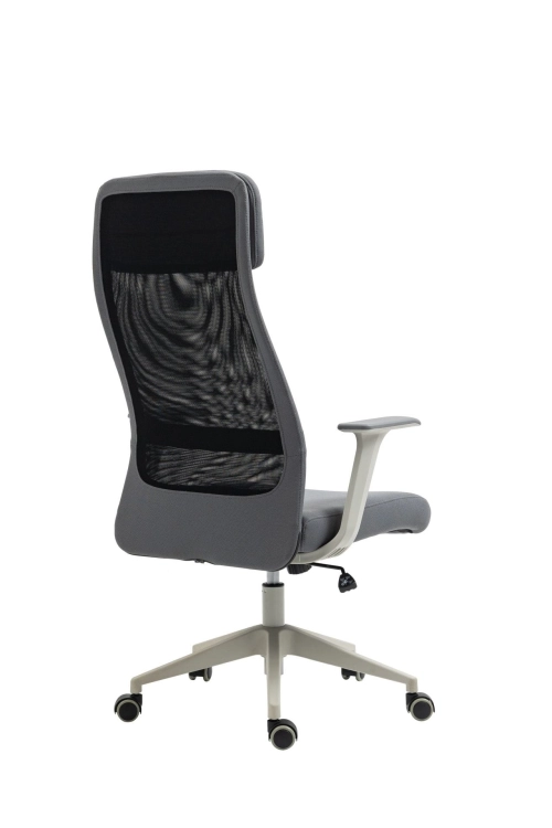 fotel obrotowy FK24-FX szary