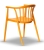 Zestaw 2szt. Krzesło Ogrodowe RIVA żółte