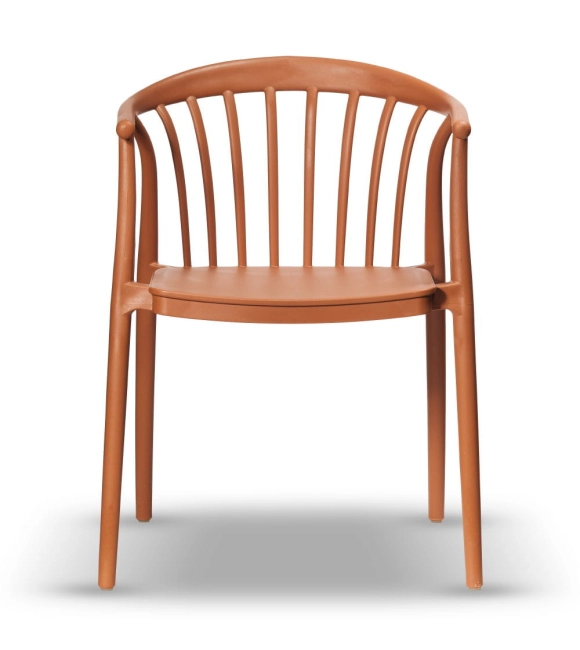 Zestaw 2szt. Krzesło Ogrodowe RIVA brązowe