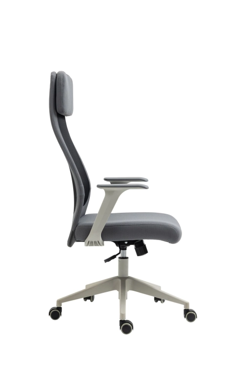 fotel obrotowy FK24-FX szary
