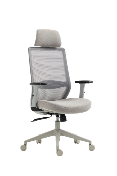 fotel obrotowy FK25-FX szary