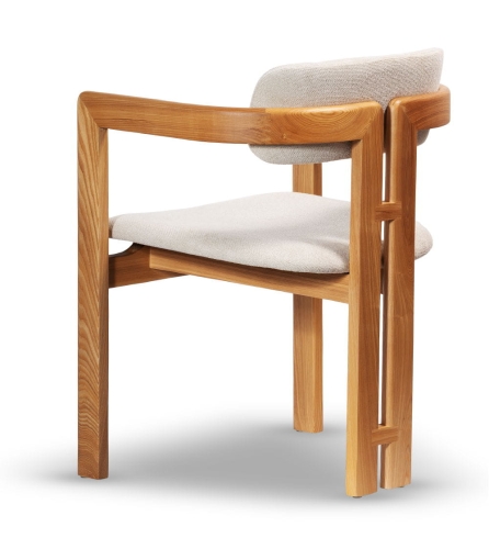 Krzesło Drewniane Tapicerowane LUGO-2 kolor dąb