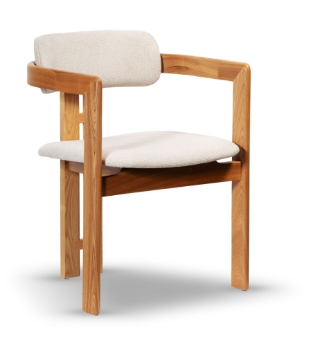 Krzesło Drewniane Tapicerowane LUGO-2 kolor dąb