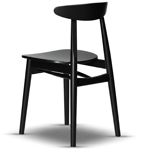 Krzesło Drewniane ANDERS czarne