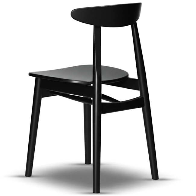 Krzesło Drewniane ANDERS czarne