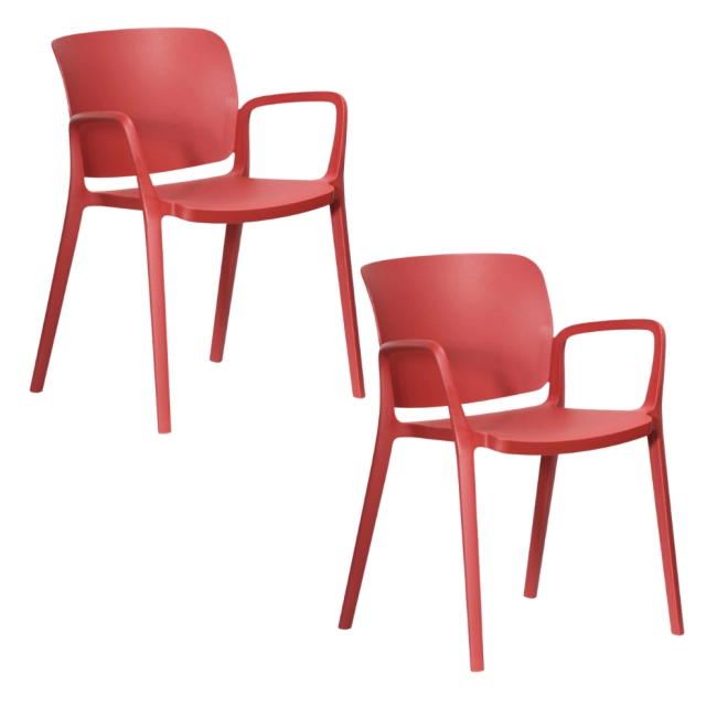 estaw 2szt. Krzesło ogrodowe MOKKA coral