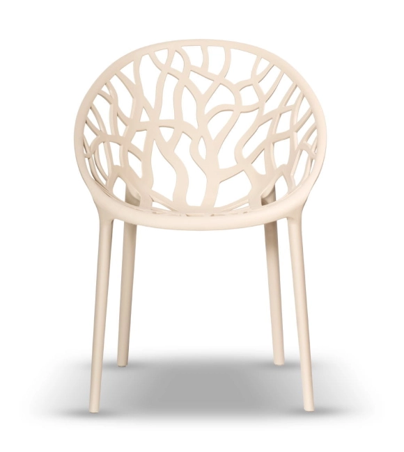 Zestaw 2szt. Krzesło Ogrodowe LUPE kolor beżowy