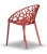 Zestaw 2szt. Krzesło Ogrodowe LUPE kolor coral