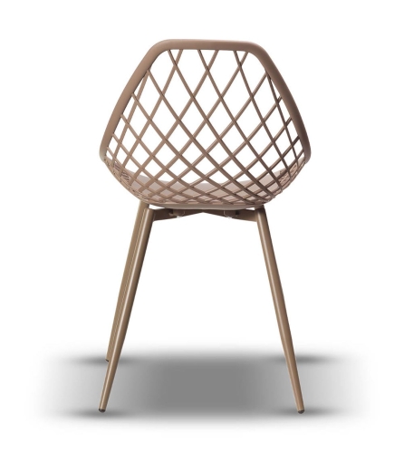 Zestaw 4szt. Krzesło Ogrodowe CHICO fango