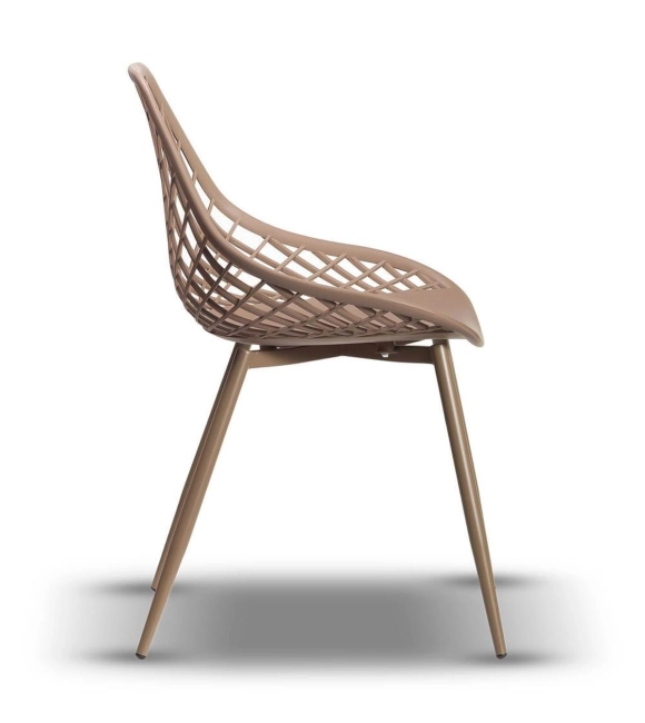 Zestaw 4szt. Krzesło Ogrodowe CHICO fango