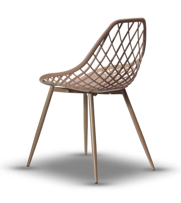 Zestaw 4szt. Krzesło Ogrodowe CHICO fango