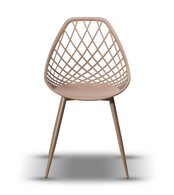 Zestaw 4szt. Krzesło Ogrodowe CHICO fango