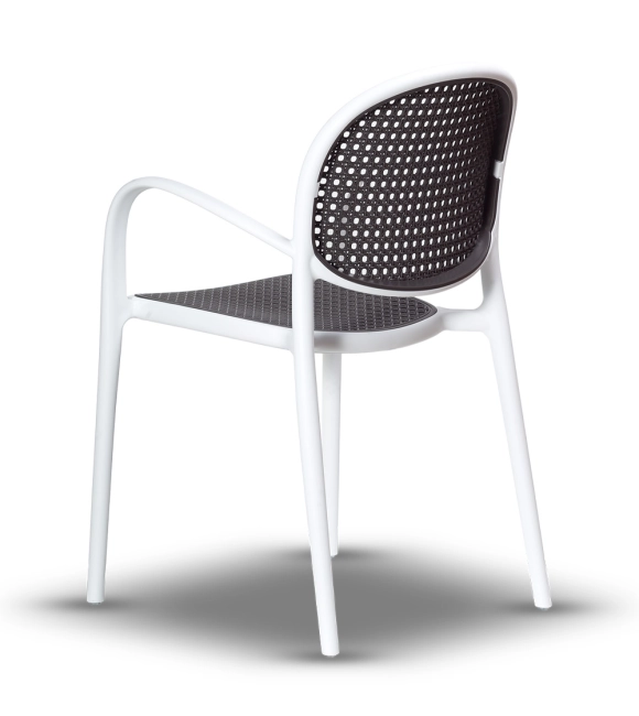 Zestaw 4szt. Krzesło Ogrodowe SIENA szare