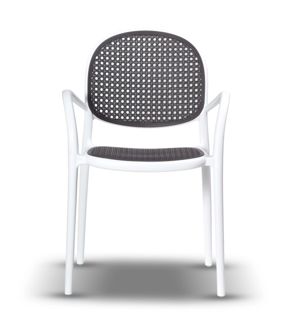 Zestaw 4szt. Krzesło Ogrodowe SIENA szare