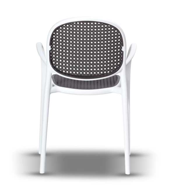 Zestaw 4szt. Krzesło Ogrodowe SIENA szare