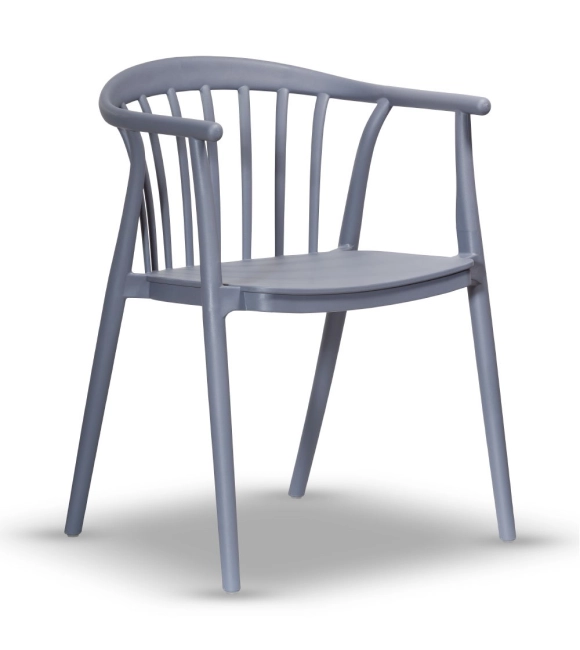 Krzesło Ogrodowe RIVA ciemny szary