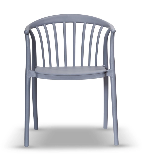 Zestaw 2szt. Krzesło Ogrodowe RIVA ciemny szary