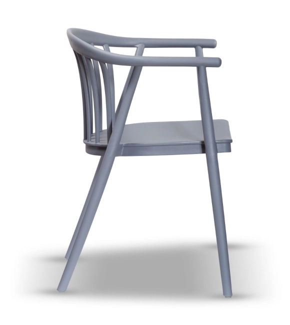 Zestaw 2szt. Krzesło Ogrodowe RIVA ciemny szary