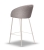 Hoker Tapicerowany FLOW 75cm slim szary noga kaszmirowa