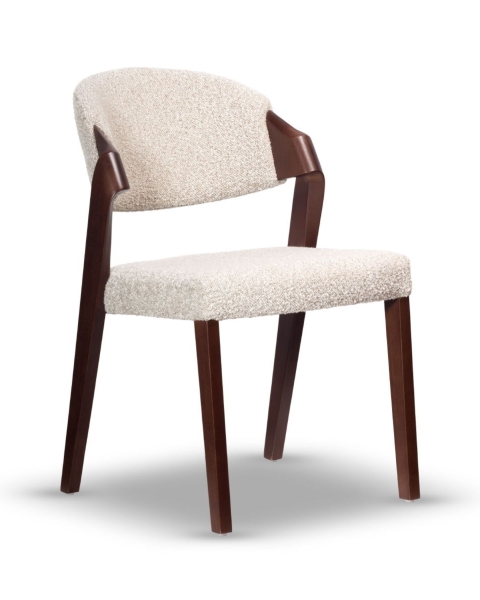 Krzesło Drewniane Tapicerowane AXEL