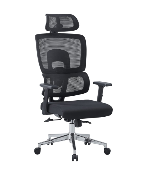 fotel obrotowy ERGO LUMBAR czarny