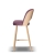 Hoker Drewniany Tapicerowany ZOYA-3 75cm