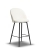 Hoker Tapicerowany SOUL 75/65/55cm noga czarna
