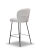 Hoker Tapicerowany RIO 75cm noga slim czarna