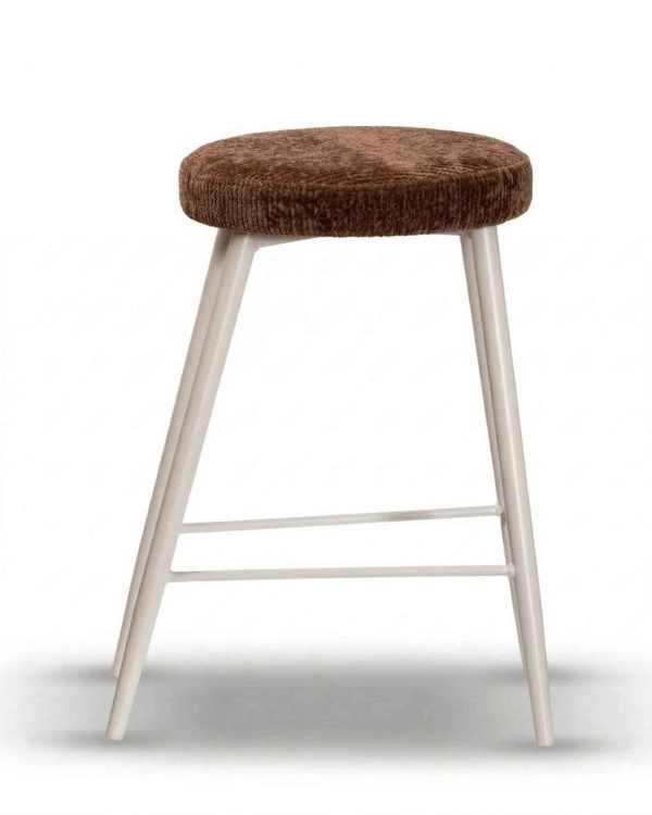 Półhoker Tapicerowany KADO 75/65/55cm noga kaszmir