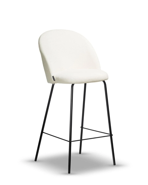 Hoker Tapicerowany SOUL 75cm noga czarna slim