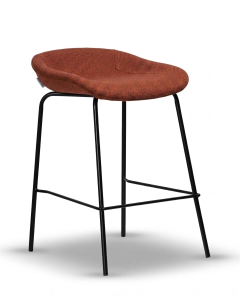 Półhoker Tapicerowany ENZO 60cm noga slim Brooklyn Brick Outlet