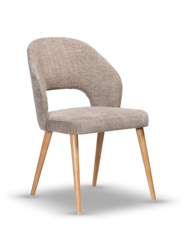 Krzesło Tapicerowane VENTO noga drewniana