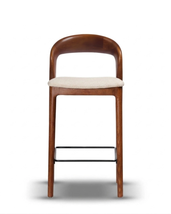 Hoker Tapicerowanym TULLA-3 65cm orzech