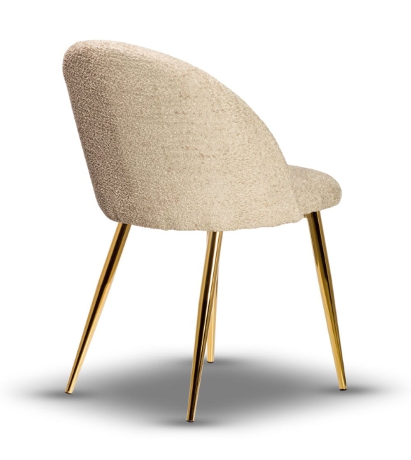 krzesło boucle SOUL ciemny beż