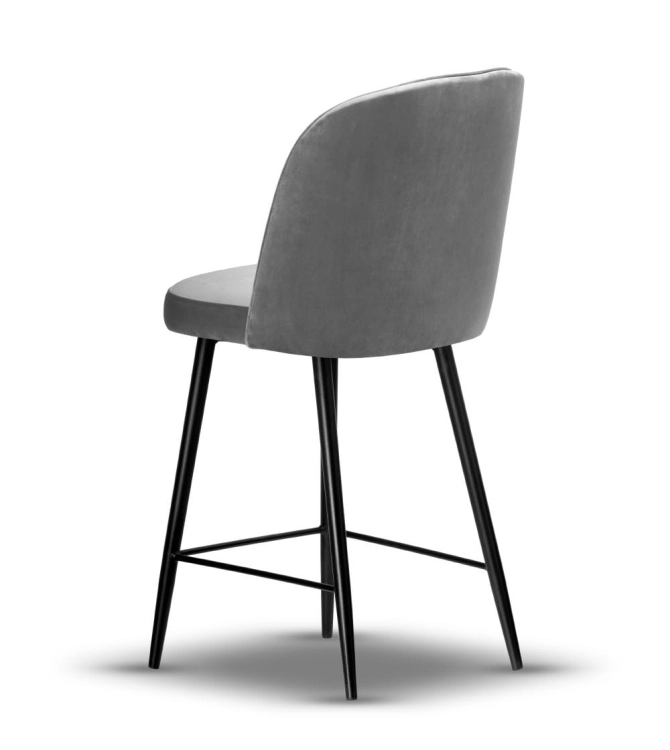 krzesło barowe tapicerowane AMY wys.65 cm