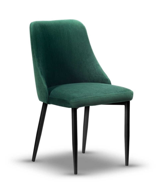 krzesło tapicerowane do salonu NATALIA noga czarna