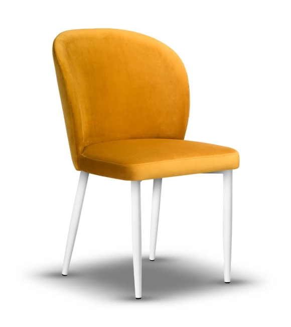 krzesło tapicerowane RIO noga biała