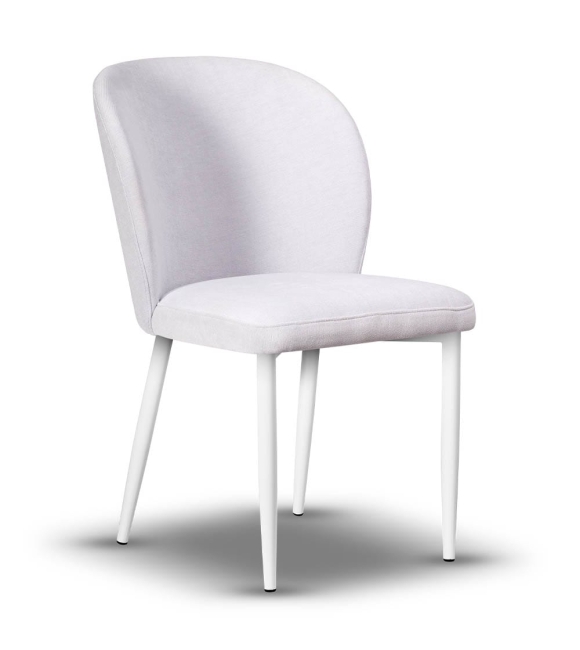 krzesło tapicerowane RIO noga biała