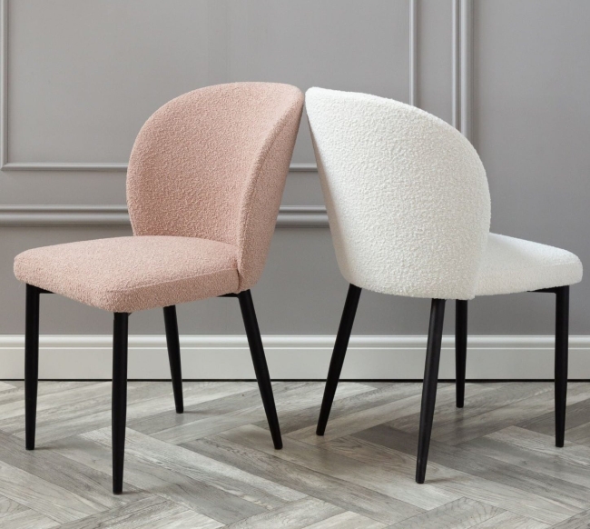 krzesło tapicerowane RIO noga biała